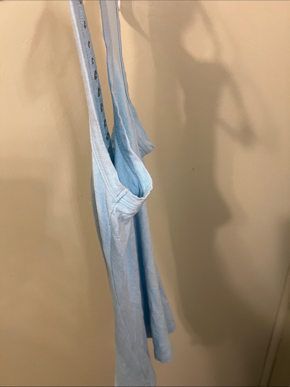 bebe Pale Blue Studded Racerback Tank - Picture 4 of 13